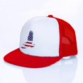 thumbnail image 1 of Men Women American Independence Day Celebration Snapback Hat USA Flag Bone Baseball Cap Strong Fist Eagle Trucker Hats YF11756-60cm Gao Jinjia LED, 1 of 2