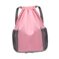 thumbnail image 4 of Bolsa de natación, bolsa de gimnasio, mochila portátil, resistente al agua, organizador con correa ajustable Rosa, 4 of 9