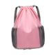 thumbnail image 4 of Mochila con cordón para natación, ligera y ajustable, con bolsillo para artículos húmedos. Rosa, 4 of 9