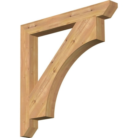 

Ekena Millwork 3 1/2 W x 32 D x 32 H Westlake Slat Smooth Bracket Western Red Cedar