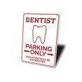 thumbnail image 4 of Dentist Parking Novelty Sign, Metal Wall Decor - 10x14 inches, 4 of 4