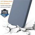 thumbnail image 3 of Ebizware for Samsung Galaxy S23 FE 5G Liquid Silicone Phone Case Cover, with Tempered Glass Screen Protector, Shockproof Full Body Protective Case Cover for Galaxy S23 FE 5G (Gray), 3 of 8