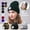 Black, variant on Rechargeable LED Light Beanie Hat Knit Cap Jogging Night Walking