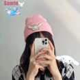 thumbnail image 2 of Sanrio-gorro de lana de Hello Kitty para niños, gorro de dibujos animados Kawaii, antifrío, cálido, para estudiantes, Otoño e Invierno LIUWENJING unisex, 2 of 2