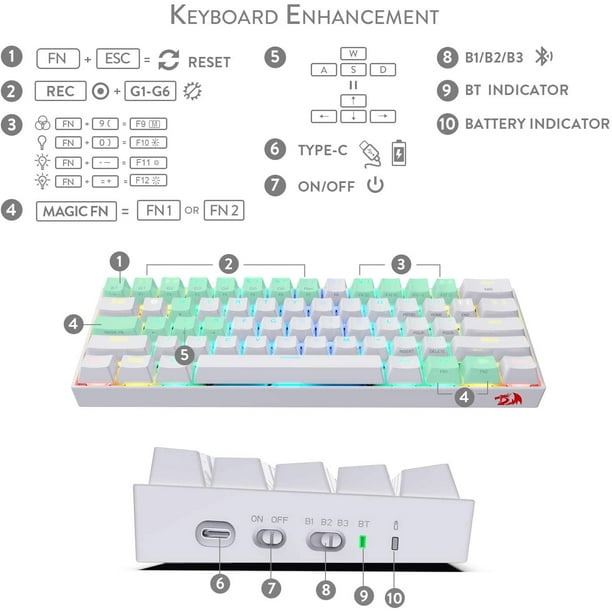 Wired Gaming Keyboard Logitech G213 Prodigy Rgb, Rgb, 61 Key (920