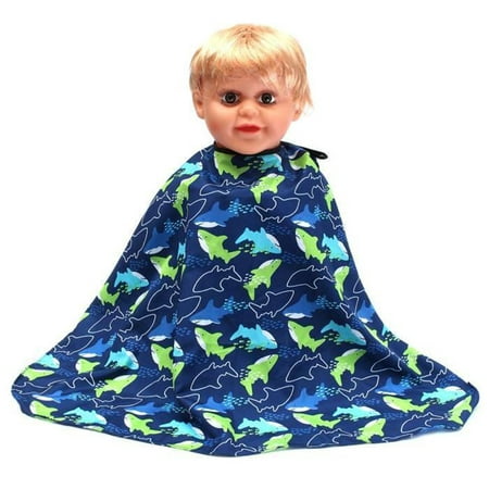 Holiday Clearance Dolphin Waterproof Children Barber Cape Hair Cutting Gown Apron Hairdressing Covers