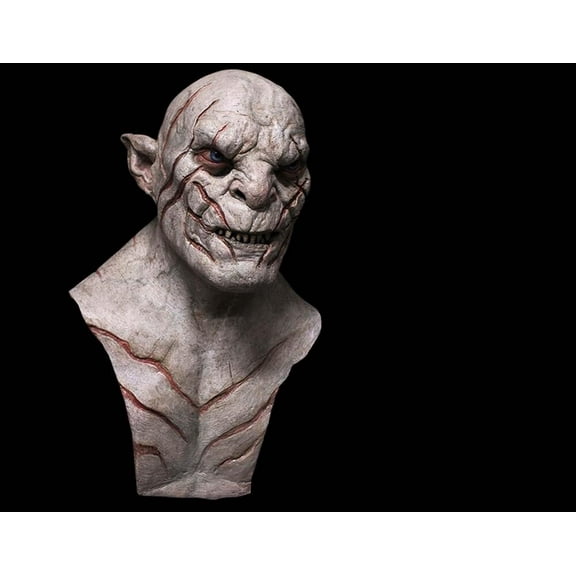 Azog The Orc Mask, The Hobbit, Officially Licensed Gray