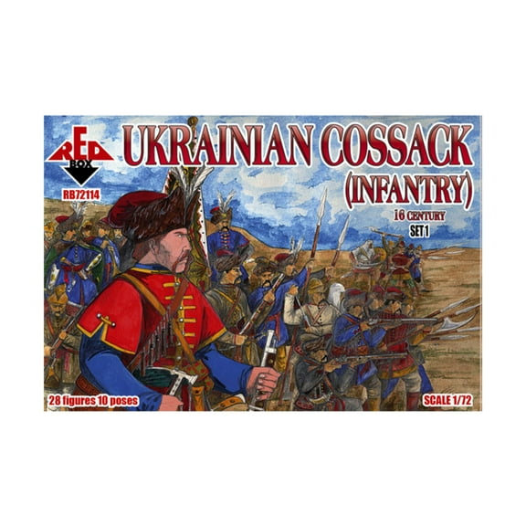Red Box, The Ukrainian Cossack Set #1 (Infantry) New