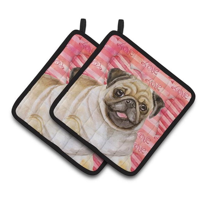 Carolines Treasures BB9805PTHD Fawn Pug Paire de Porte-Pot
