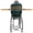 Green, variant on London Sunshine Ceramic Kamado Charcoal BBQ Grill - 18 Inch with Stainless Steel Stand and Double Sideboards (ORANGE)
