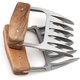 thumbnail image 1 of 18/8 Stainless Steel Meat Forks with Wooden Handle, Best Meat Claws for Shredding, Pulling, 1 of 4