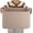 Brown variegated, variant on Cotton Rope Basket, Rectangle Woven Nursery Blanket Basket, Toy Storage Basket with Handle, Baskets for Organizing, 18”x14”x12”, Brown variegated
