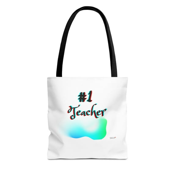 #1 Teacher Tote Bag