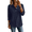 Blue, variant on Dweltoz Golf Polo Shirts for Women Long Sleeve Collared Button Top Stretch Breathable Tennis Shirt Casual Loose Fit Active Wear Fall Lightweight Athletic Tops,Green XL