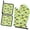Rooster and Sunflower, variant on Rooster and Pumpkin Green Pattern Oven Mitts and Pot Holder Sets 2 Pcs for Kitchen Baking, Cooking and Grilling, Heat Resistant Up To 392 °F