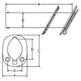 thumbnail image 3 of White Water 57739S Stainless Steel Rod Holder, Black PVC Liner and Cap, 3 of 6