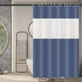 thumbnail image 6 of Splicing EVA Waterproof Shower Curtain, Bath Tub Curtain Liner, No Holes Needed, Mold Mildew Resistant, Bathroom Decor with Hooks, 6 of 6