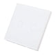 thumbnail image 2 of Interruptor de pared de 2 bandas con indicador Panel de vidrio templado Interruptor de luz de pantalla táctil 110-240 VCA Blanco, 2 of 8