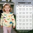 thumbnail image 2 of DISNIMO Dinosaur Printed Girl Sweatshirt Long Sleeve T-Shirts Crewneck Pullover Sweatshirt Fall Winter Top 7-8 Years, 2 of 7
