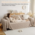 thumbnail image 3 of CJC Couch Cover for Pets, Sofa Slipcover for 2 Cushion Couch Sectional L Shape Sofa Cover, Dog & Kids Protective Throw Cover (Khaki, 71" x 150"), 3 of 12