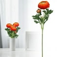 thumbnail image 2 of Realistic Silk Red Ranunculus Artificial Flowers Long Stems, 19" Tall Fake Flowers Faux Flowers Suit for Year-Round Home Decoration, Wedding, Bridal Bouquets, Office, 1 Pcs, 2 of 9