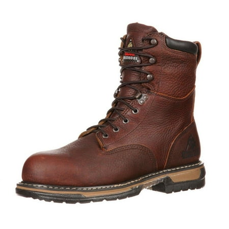 Rocky Work Boots Mens 8&quot; Ironclad Waterproof Insulated Brown FQ0005694 - 0