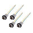 thumbnail image 3 of Unique Bargains T10 Car Light Socket Adapter Bulb Wire Harness Extension Connector DC 12V 4pcs, 3 of 6