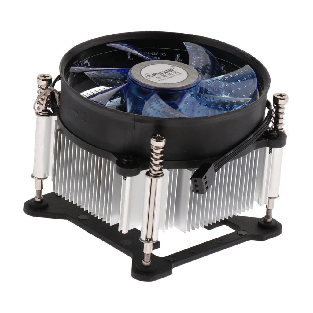 Wzmzjy 2200RPM CPU Quiet Fan 9cm Cooling Heatsink Cooler For LAG CPU 775 115, for Blue