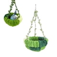 thumbnail image 1 of Cama Hamaca Para Loros, Nido de Forro de Coral Suave para Jaula, Verde, 1 of 7