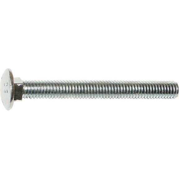 BOLT CARRIAGE ZINC 5/16X1-1/2