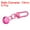 Rose Red, variant on Uxcell 5 Pack Pet Bells, 13mm/0.51" Dia Golden Carbon Steel Bells with Clasps for DIY Crafts