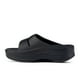 thumbnail image 3 of Sandalia Recovery OOFOS Omega OoAhh para mujer, color negro, talla 6, 3 of 7