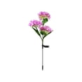 thumbnail image 2 of Garden Courtyard 3 Head Flower Light Patio Backyard Pathway Solar Power Simulation Fake Rose Lamp Decoration Lighting Ornament Purple, 2 of 6
