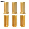 thumbnail image 1 of Baseboard Corner Blocks for 10Cm Height Baseboard Wall Base Corner Trim L Gold, 1 of 5