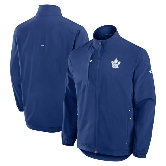 Men's Fanatics  Blue Toronto Maple Leafs Authentic Pro Rink Coaches Full-Zip Jacket