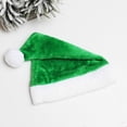 thumbnail image 5 of Adult Kids Short Plush Christmas Hat Thicken Assorted Colors Santa Claus Cap for Christmas New Year Party Holiday Gifts, 5 of 8