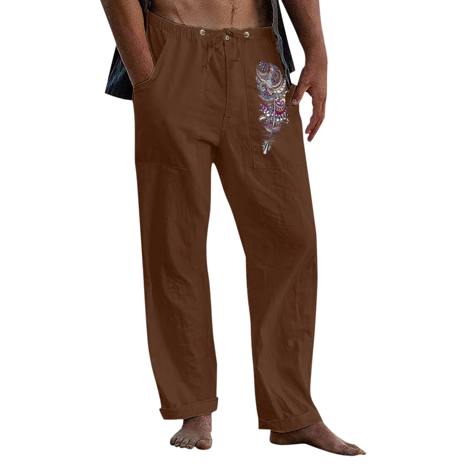 men's cotton pajama pants with pockets