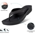 thumbnail image 4 of AEROTHOTIC Flip Flops for Women with Arch Support Plantar Fasciitis Orthopedic Cushioned Footbed Comfortable Non-Slip Sole with Padded Straps Dressy Casual Recovery Women Sandals, 4 of 8