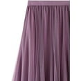 thumbnail image 3 of Women's Long Tulle Skirt Tutu Swing Skirts Pleated Maxi Chiffon Petticoat High Elastic Waist Midi Skirt Flowing Big Hem Skirt, 3 of 5