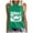 Green, variant on TSADFHJI Christmas Tops for Women with Lights Womens Summerdresses Beach Graphic Tank Tops Summer Casual Tanks Vest Country Music Vintage Tank S White