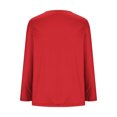 thumbnail image 4 of NTACZA Tops for Women Trendy Pleated Plus Size Blouse Loose Crew Neck Flowy Summer Shirts for Women L, 4 of 6