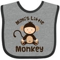 thumbnail image 3 of Inktastic Mimi Little Monkey Grandchild Boys or Girls Baby Bib, 3 of 4