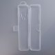 thumbnail image 1 of Caja de plástico rectangular Caja de plástico PP transparente abatible de una pieza para cepillos de dientes Caja de almacenamiento portátil para clínica bucal con una o dos tarjetas, 1 of 6