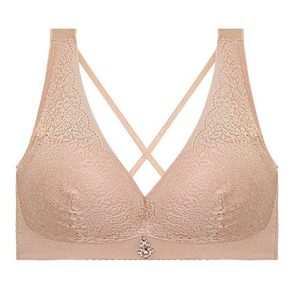 Aayomet Womenâs Bras Women's Sheer Mesh Full Coverage Unlined Underwire Bra, Supportive Plus Size Bras, See-Through Bras,Beige 3XL