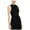 black, variant on Rachel Roy Womens Conall Belted Tank Top, Black, Small