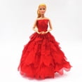 thumbnail image 5 of 10 Uds. Vestido de muñeca de 30cm vestido de novia Barbie vestido de esmoquin para niña, 5 of 5