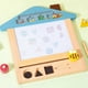 thumbnail image 2 of Magnetic Drawing Board for Kids, Toddler Sketch Pad Wooden Writing Pad Erasable Doodle Board, Learning Toy for Ages 3, 2 of 5
