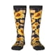 thumbnail image 1 of Fotbe Vintage Black White Plaid Sunflowe Calcetas Divertidas Estampadas para Hombre y Mujer, Calcetas de Algodón hasta la Rodilla para Caminar, Correr, Enfermería y Embarazo, 1 of 6