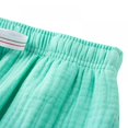 thumbnail image 5 of Baywell 100% Cotton Women Capri Sleep Pants Drawstring Pajama Pant, Green, US 8-10, 5 of 9