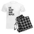 thumbnail image 6 of CafePress - Eat Sleep Game Repeat Pajamas - Men's Light Loose Fit Cotton Pajama Set, 6 of 7
